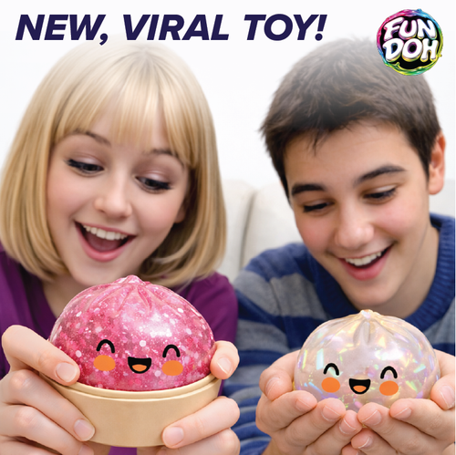 Fun Doh 4" Mystery Dumpling Squishies | 12pc Display Box