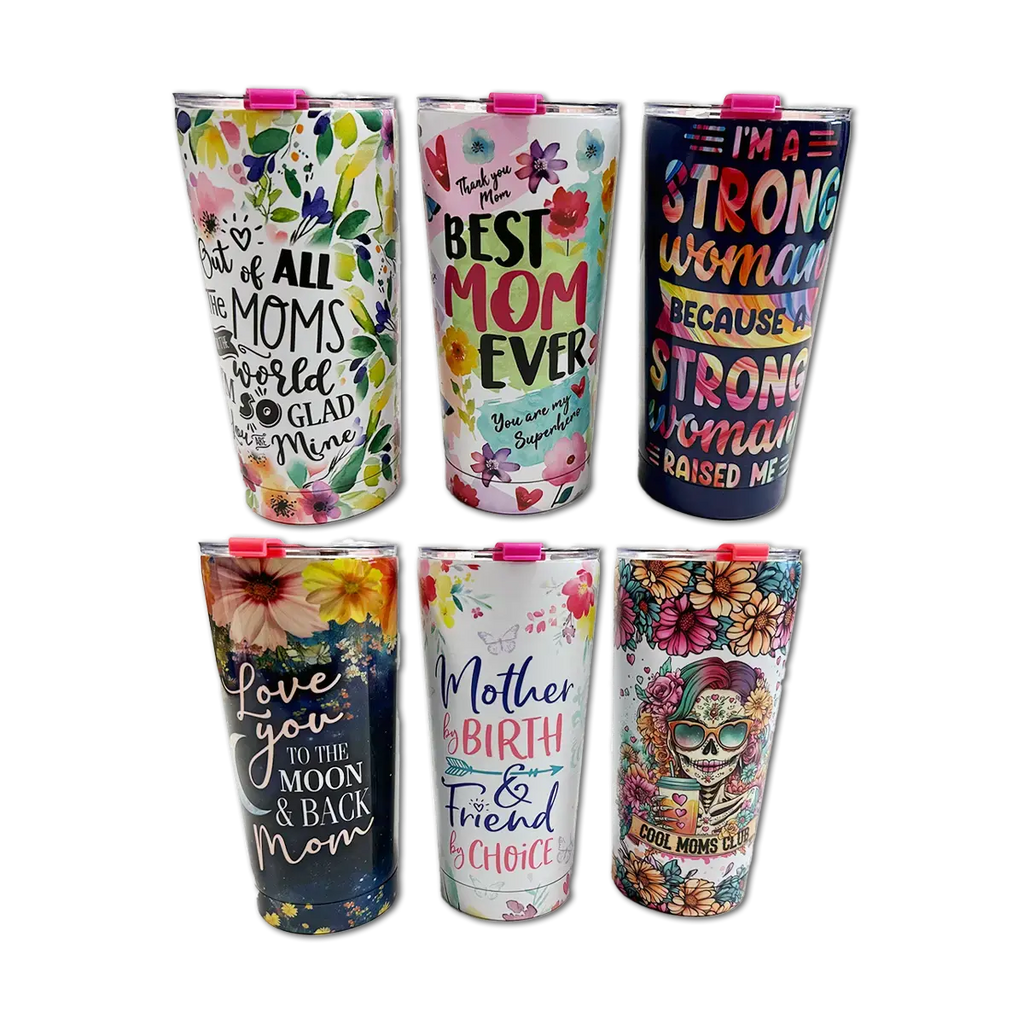 Mother's Day 20oz Tumbler Cup Assortment.