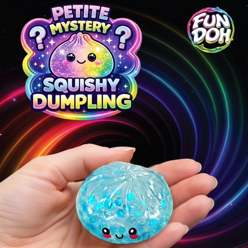 Fun Doh Squishy Mystery Mini Petite 2.5" Dumpling Toy