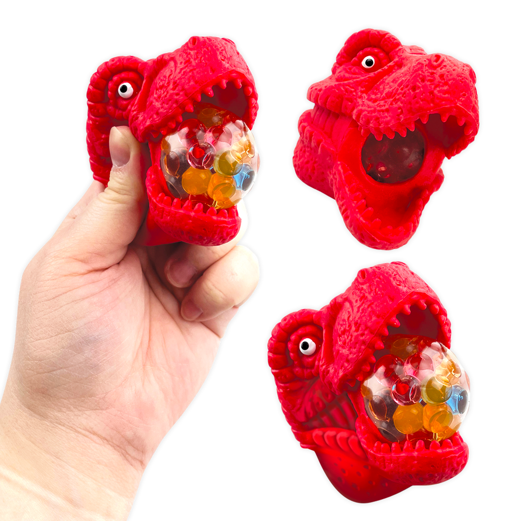 So Much Fun! Squishy Fidget Dino Poppers - 12/Display
