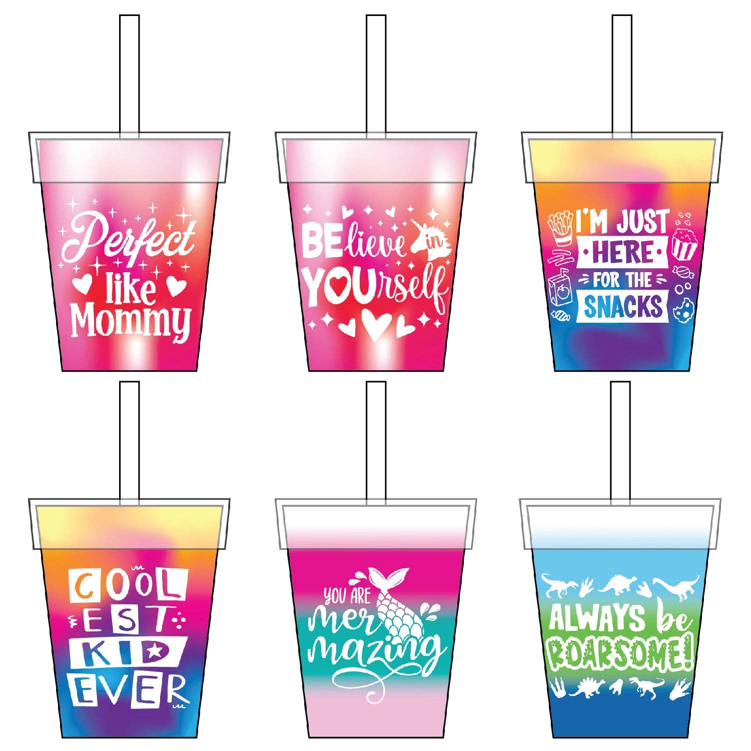 Roughneck Kids Toddler 8oz Silicone Super Cups - 6/Display