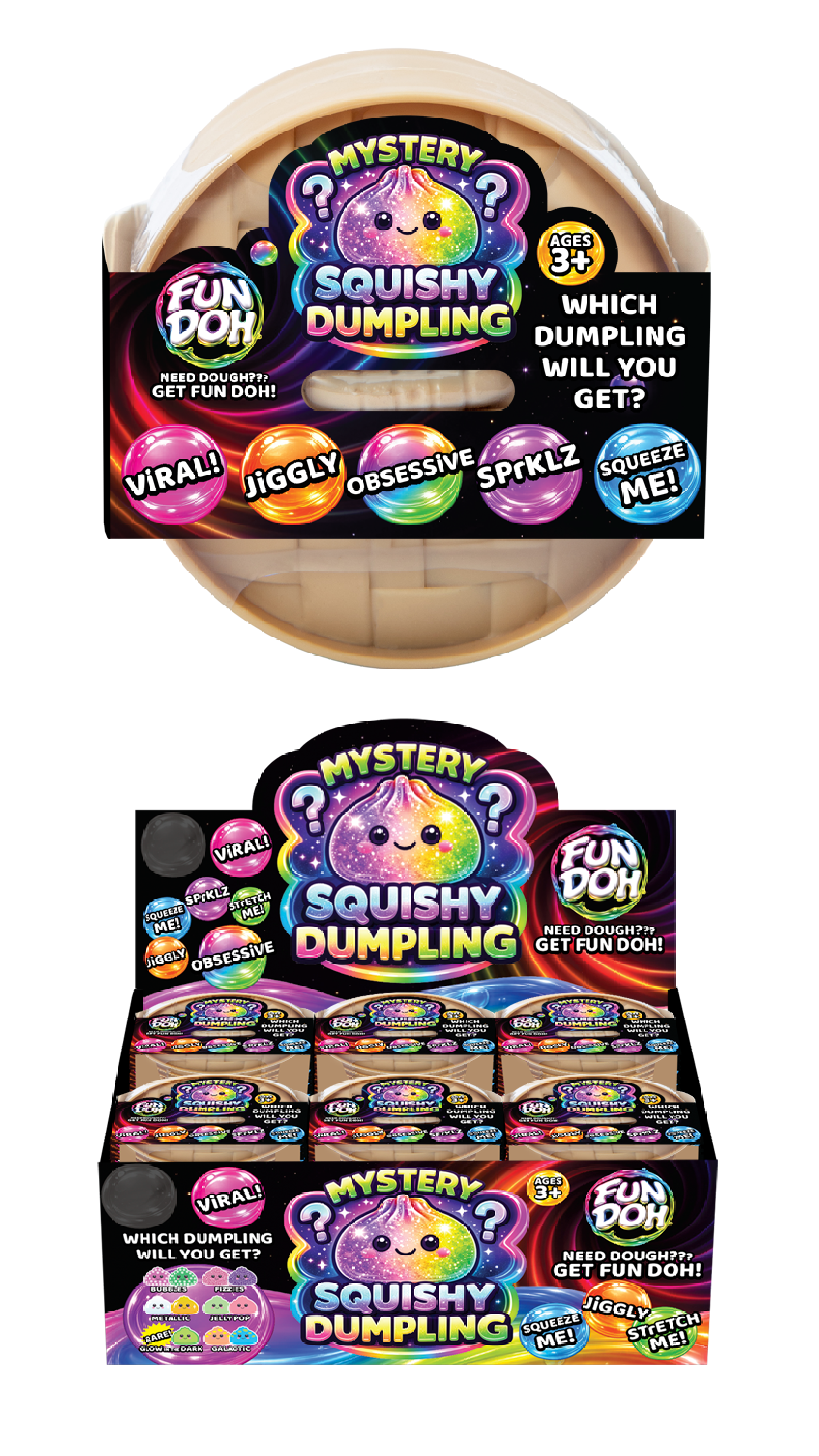 4" Mystery Dumpling Squishies