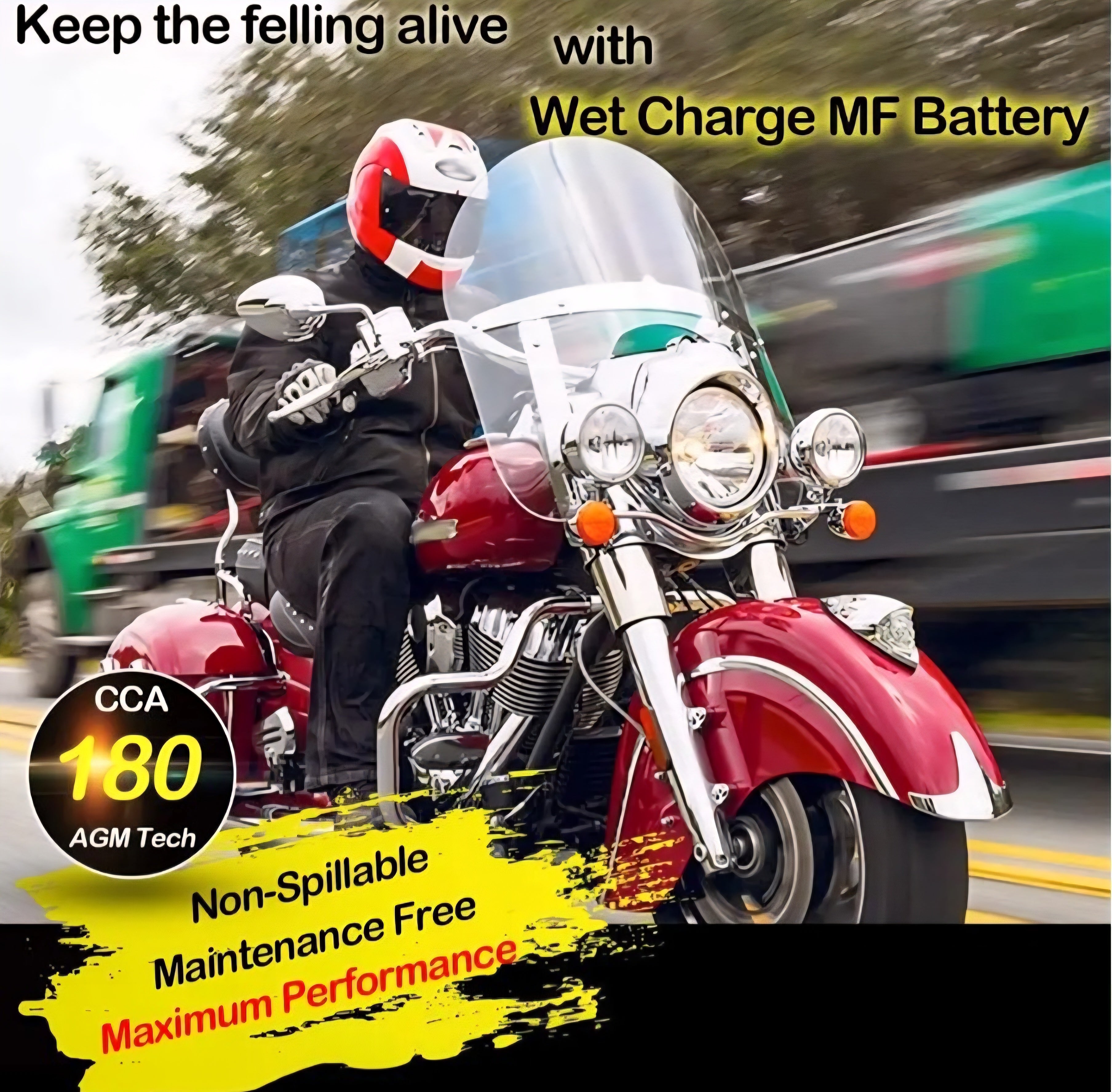 WEIZE YTX20HL-BS 12V 18Ah